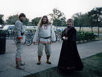 Igor, Sasha and Karin Brennesvik from Norway in Houston, TX. 1995.