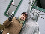 Micro statue of Liberty.